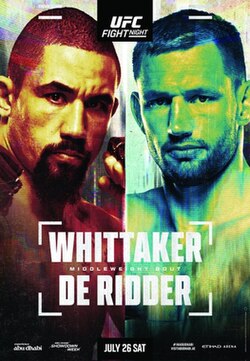 UFC on ABC: Whittaker vs. de Ridder Movie 